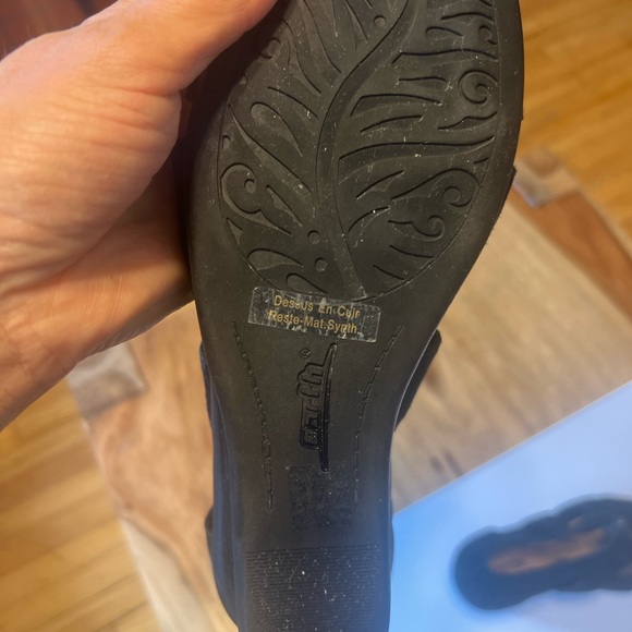 Used once leather Earth sandals size 8 - Picture 5 of 11